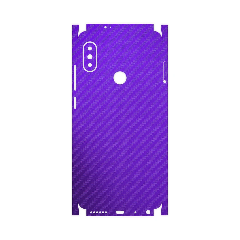 برچسب پوششی ماهوت مدل Purple-Fiber-FullSkin مناسب برای گوشی موبایل شیائومی Redmi Note 5 Pro