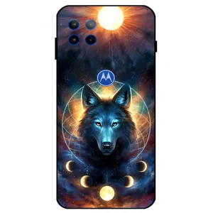 Megafone Wolf and Moon 8006 Cover For Motorola Moto G 5G