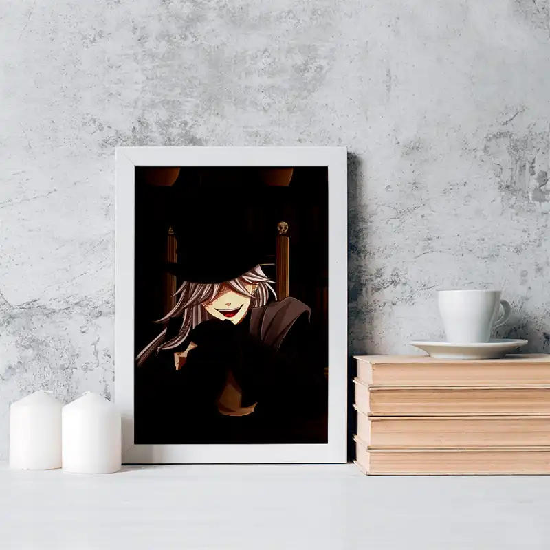 تابلو خندالو مدل اندرتیکر انیمه خادم سیاه کد 16304