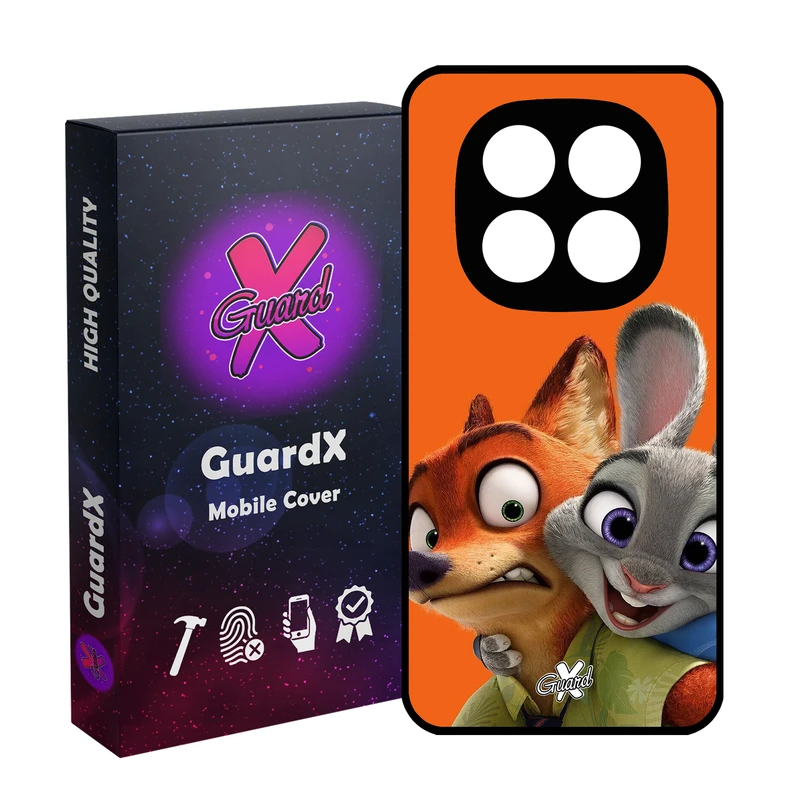 کاور گارد ایکس طرح Zootopia مدل 10047 مناسب برای گوشی موبایل شیائومی Redmi Note 14 Pro 4G