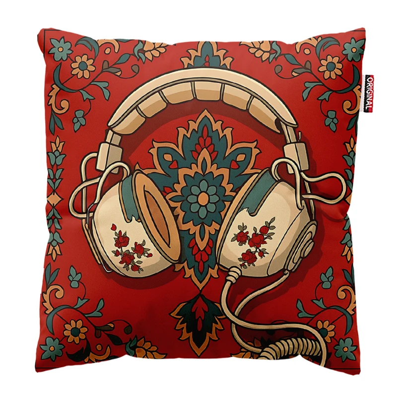 کوسن پاد آفرین مدل موزیک کد PK304175 سایز 30*30 سانتی متر