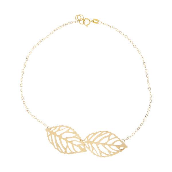 پابند طلا  18 عیار زنانه عدنان مدل QWX5