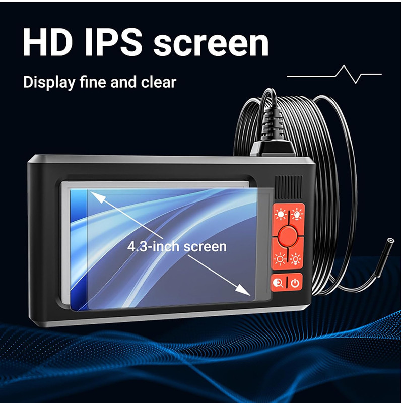 دوربین آندوسکوپی مدل مانیتور دار ضدآب کد 20METERS ZOOM-3X