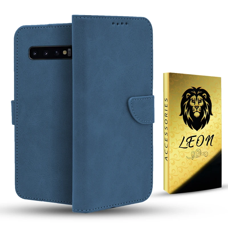 کیف کلاسوری لئون مدل Nezhad Oro مناسب برای گوشی موبایل سامسونگ Galaxy S10 Plus