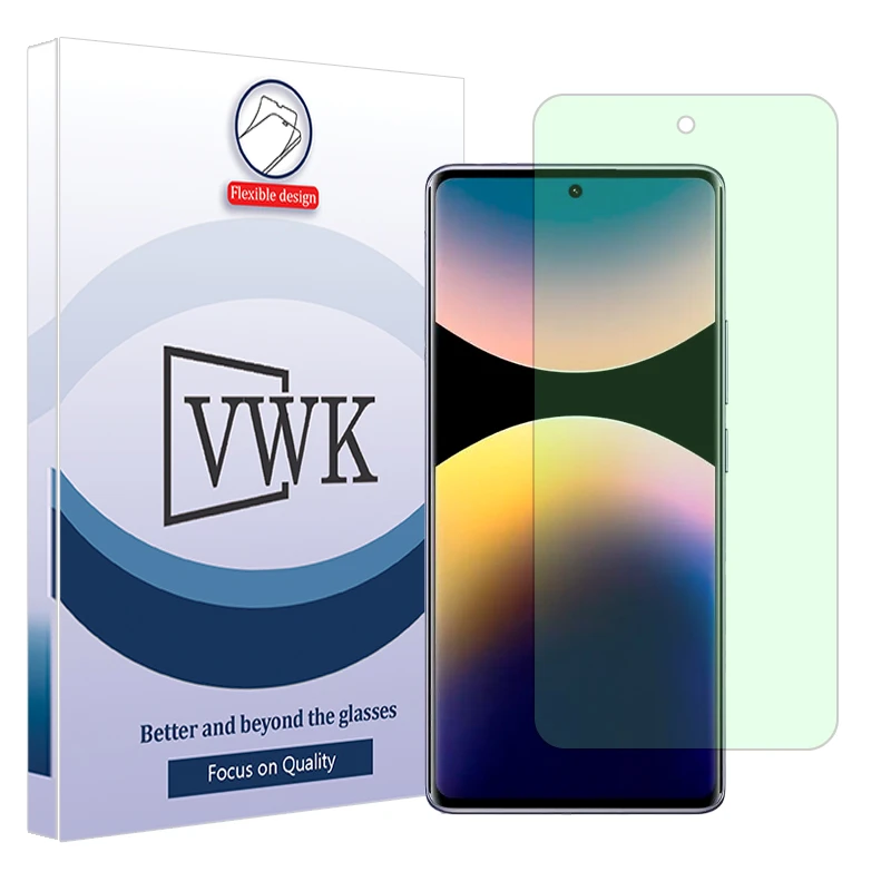 محافظ صفحه نمایش گرین لایت وی دبلیو کی مدل Eye Care مناسب برای گوشی موبایل شیائومی Redmi Note 14 Pro 4G