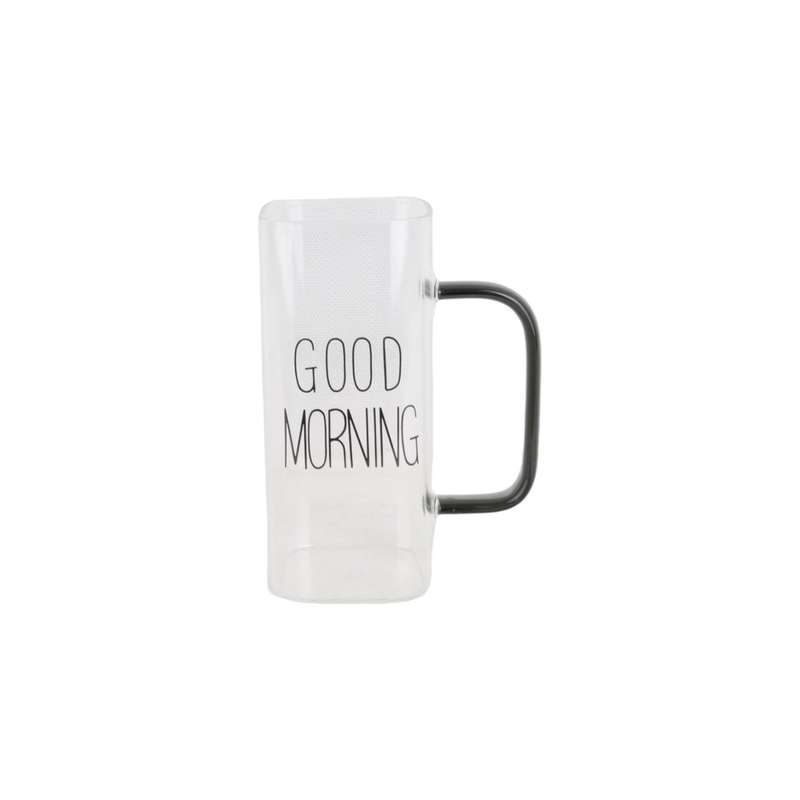 لیوان مدل  مکعبی GOOD MORNING