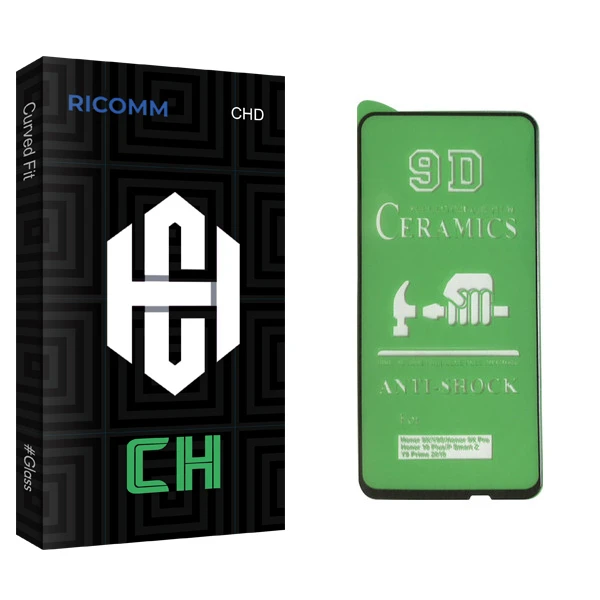 محافظ صفحه نمایش 9D ریکام مدل CH glass مناسب برای گوشی موبایل هوآوی Y9 Prime 2019/Y9S/9X