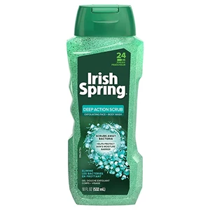 شامپو بدن آیریش اسپرینگ مدل Deep Action Scrub حجم 532 میلی لیتر