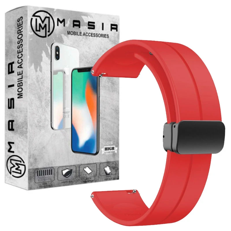 بند مسیر مدل Silicone Magnetic مناسب برای ساعت هوشمند سامسونگ Galaxy Gear S3 Frontier