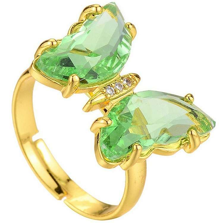 انگشتر زنانه مدل کریستالی 266 انگشتر زنانه مدل کریستالی 266