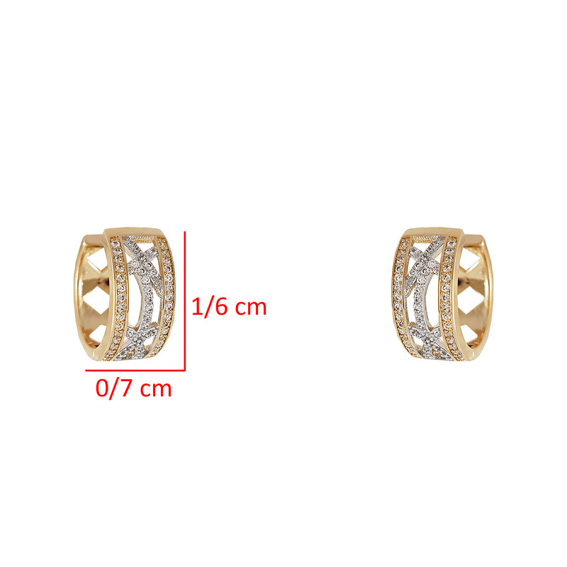 گوشواره زنانه ژوپینگ مدل 1623