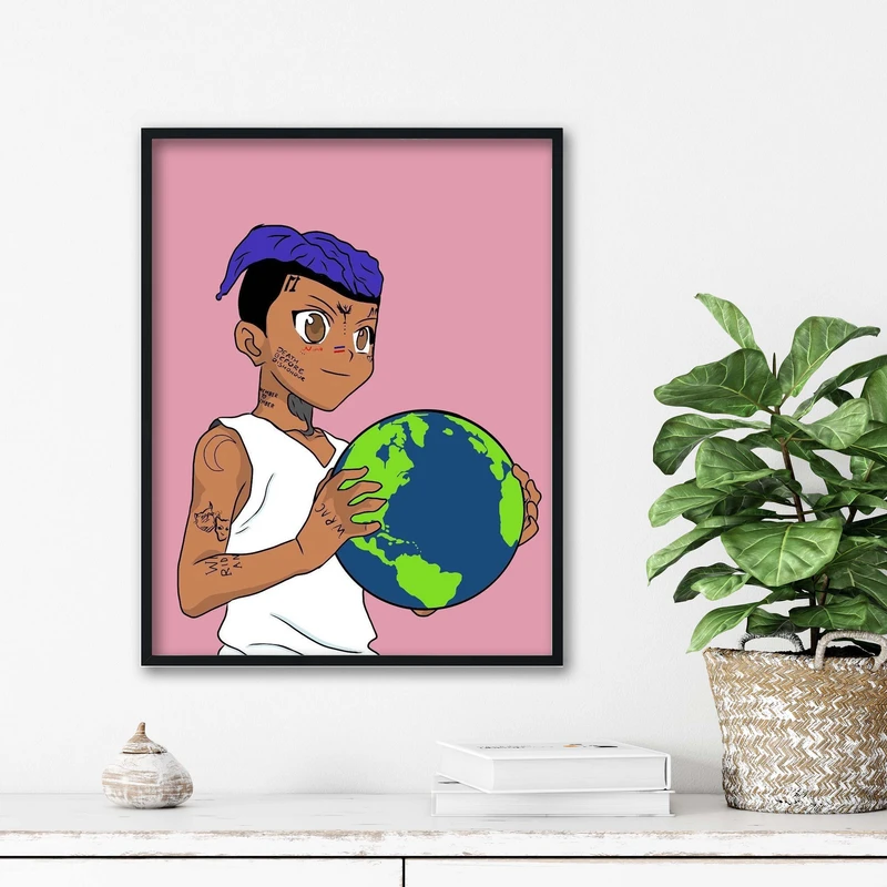 تابلو آتریسا طرح تنتاسیون xxxtentasion مدل ATt058