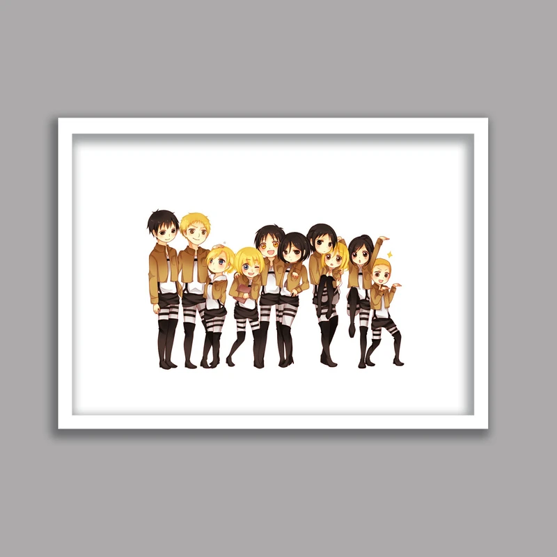 تابلو مدل انیمه اتک آن تایتان Attack on Titan کد LA-G10409