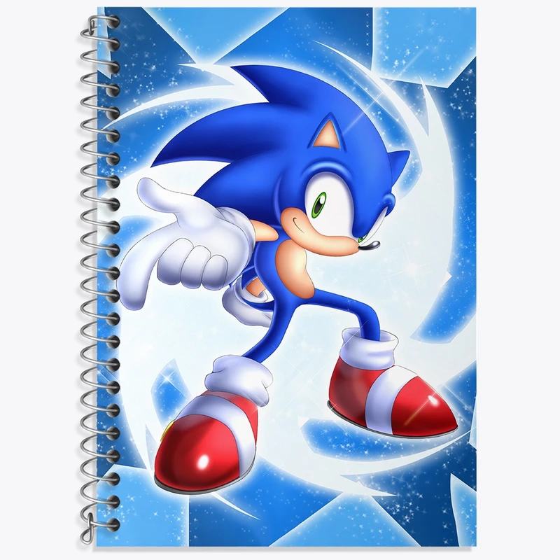 دفتر لغت 50 برگ خندالو طرح سونیک (Sonic) کد 37022