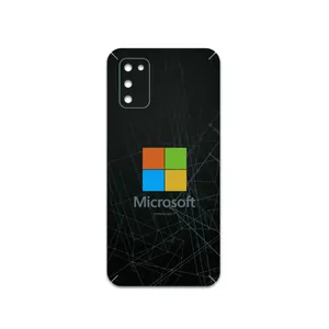 MAHOOT Microsoft-Logo Cover Sticker for Samsung Galaxy M02s
