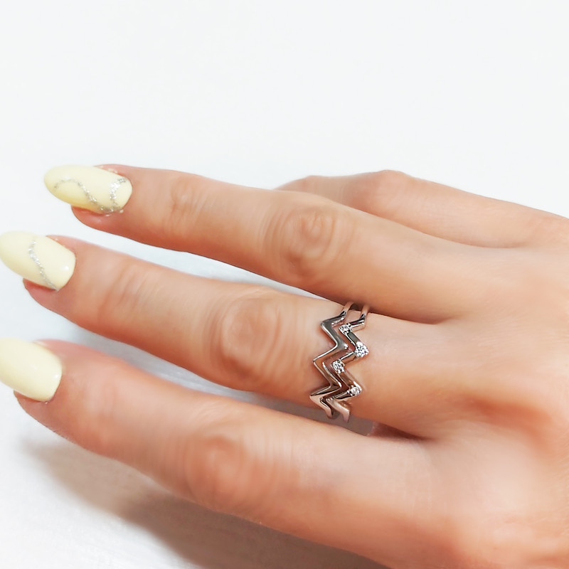 انگشتر نقره زنانه اقلیمه مدل AN151 انگشتر نقره زنانه اقلیمه مدل AN151