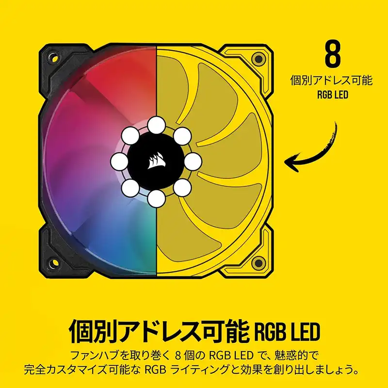 فن کیس کورسیر مدل SP120 RGB PRO