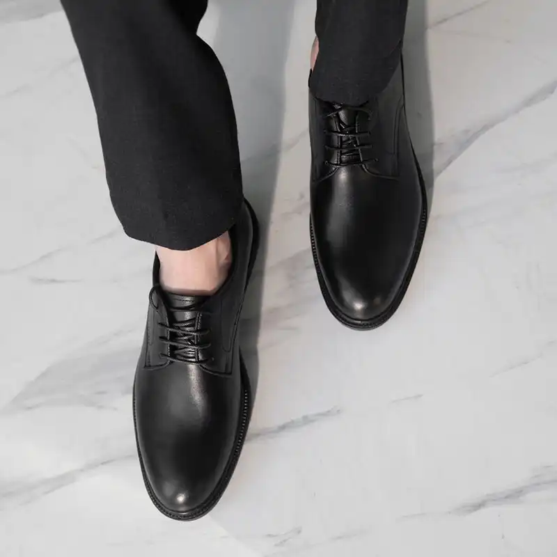 کفش روزمره مردانه چرم مشهد مدل j6196