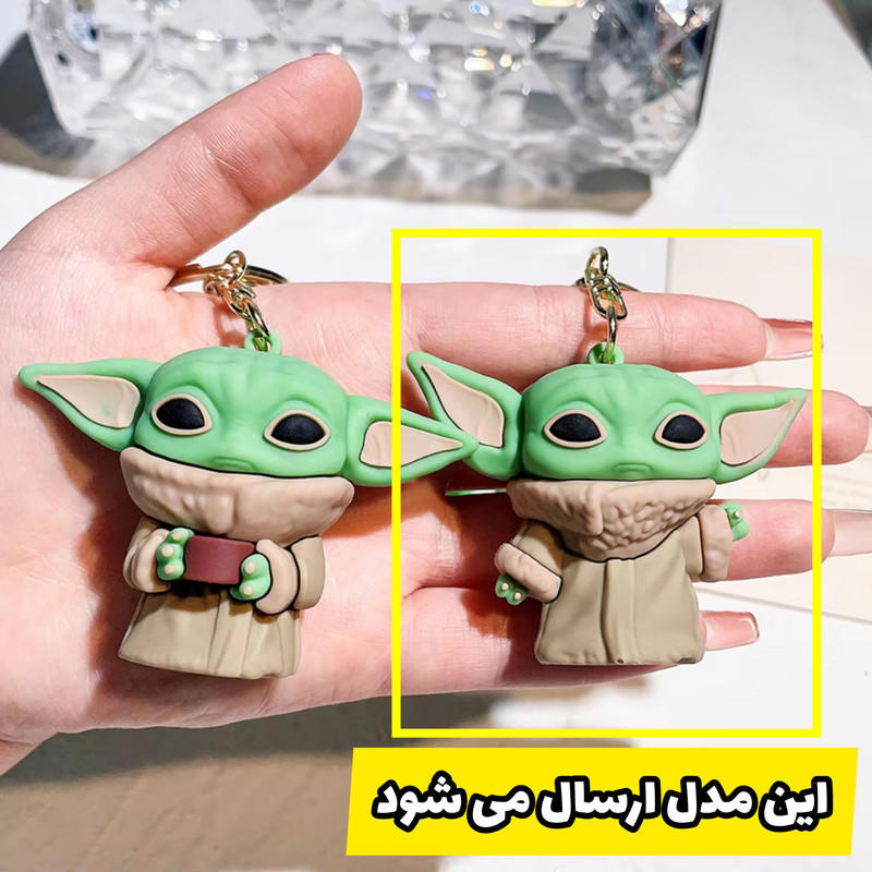 جاکلیدی مدل Baby Yoda سیلیکونی جاکلیدی مدل Baby Yoda سیلیکونی