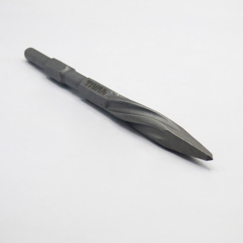 قلم شش گوش بتن کن تیوان مدل نوک تیز مارپیچ کد YP-MARPICH-PLUS-17*280MMسایز 28 سانتی متر