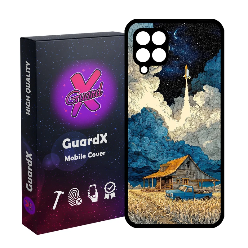 کاور گارد ایکس طرح Interstellar مدل 10849 مناسب برای گوشی موبایل سامسونگ Galaxy A12/M12/F12