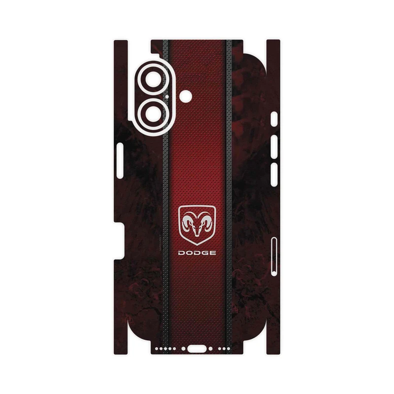 برچسب پوششی ماهوت مدل Dodge-FullSkin مناسب برای گوشی موبایل اپل iPhone 16