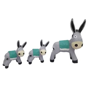 مجسمه دنیا دکوری سرمد مدل الاغ مجموعه 3 عددی