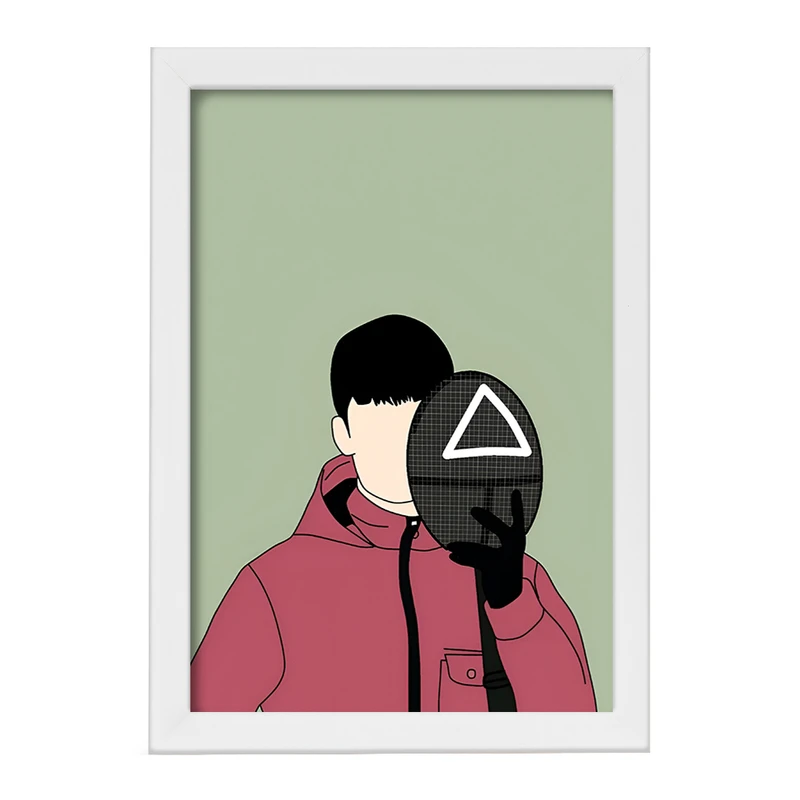 تابلو خندالو مدل بازی مرکب (Squid Game) کد F10139