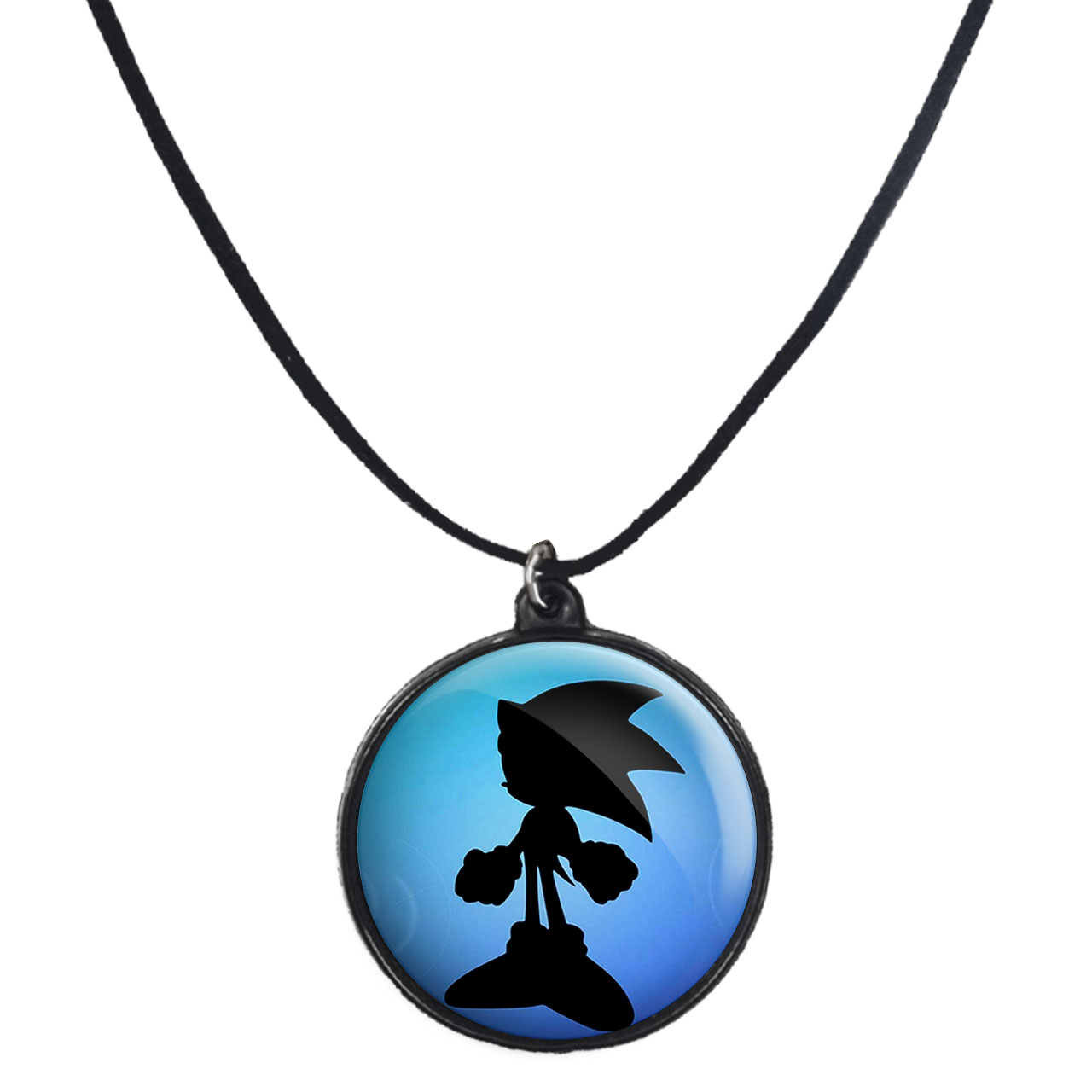 گردنبند پرمانه طرح سونیک کد pmb.14904 مدل دو طرفه