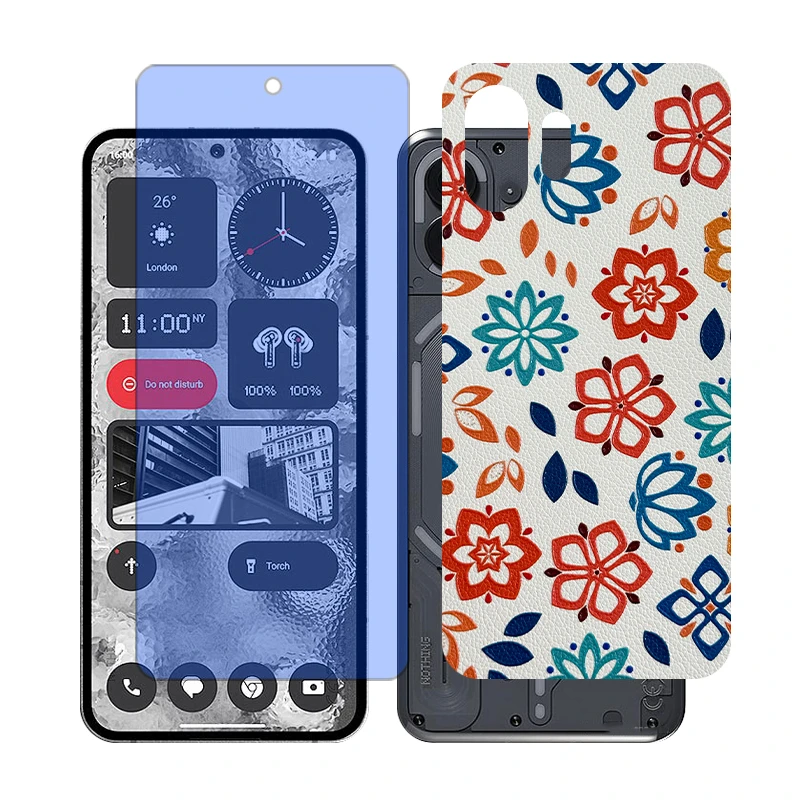 محافظ صفحه نمایش بلو کات گلس مدل Together مناسب برای گوشی موبایل ناتینگ 2 Phone به همراه برچسب پوششی پشت گوشی