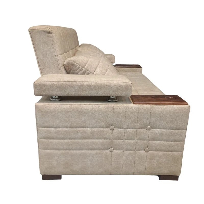 عکس شماره 7 : مبل تختخواب شو 1 تکه 2 نفره اورنگ مدل ریلی دسته دوبل