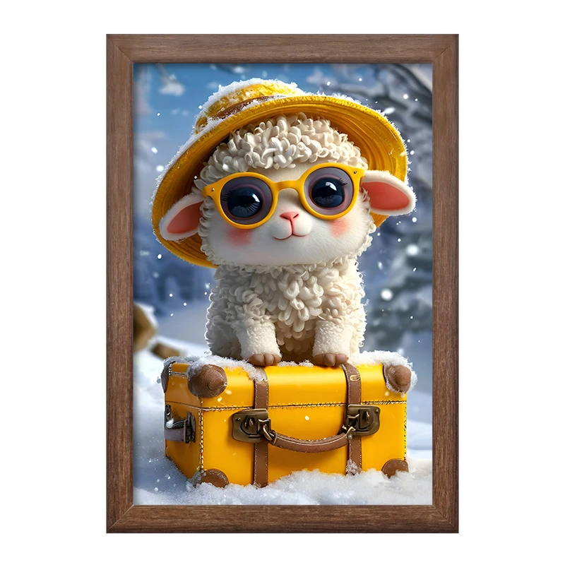 تابلو خندالو طرح گوسفند بامزه کد F9900