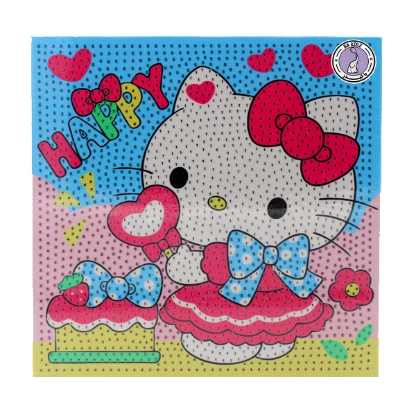 بازی آموزشی باکیدز مدل  نقاشی الماسی کیتی و آبنبات