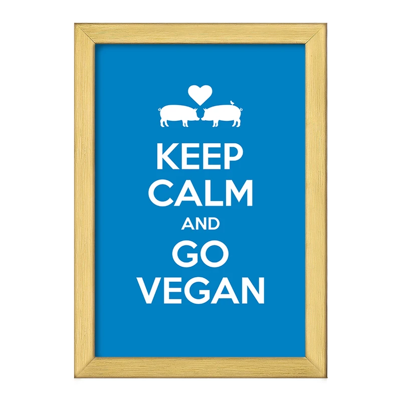 تابلو خندالو طرح وگن Vegan کد 31120