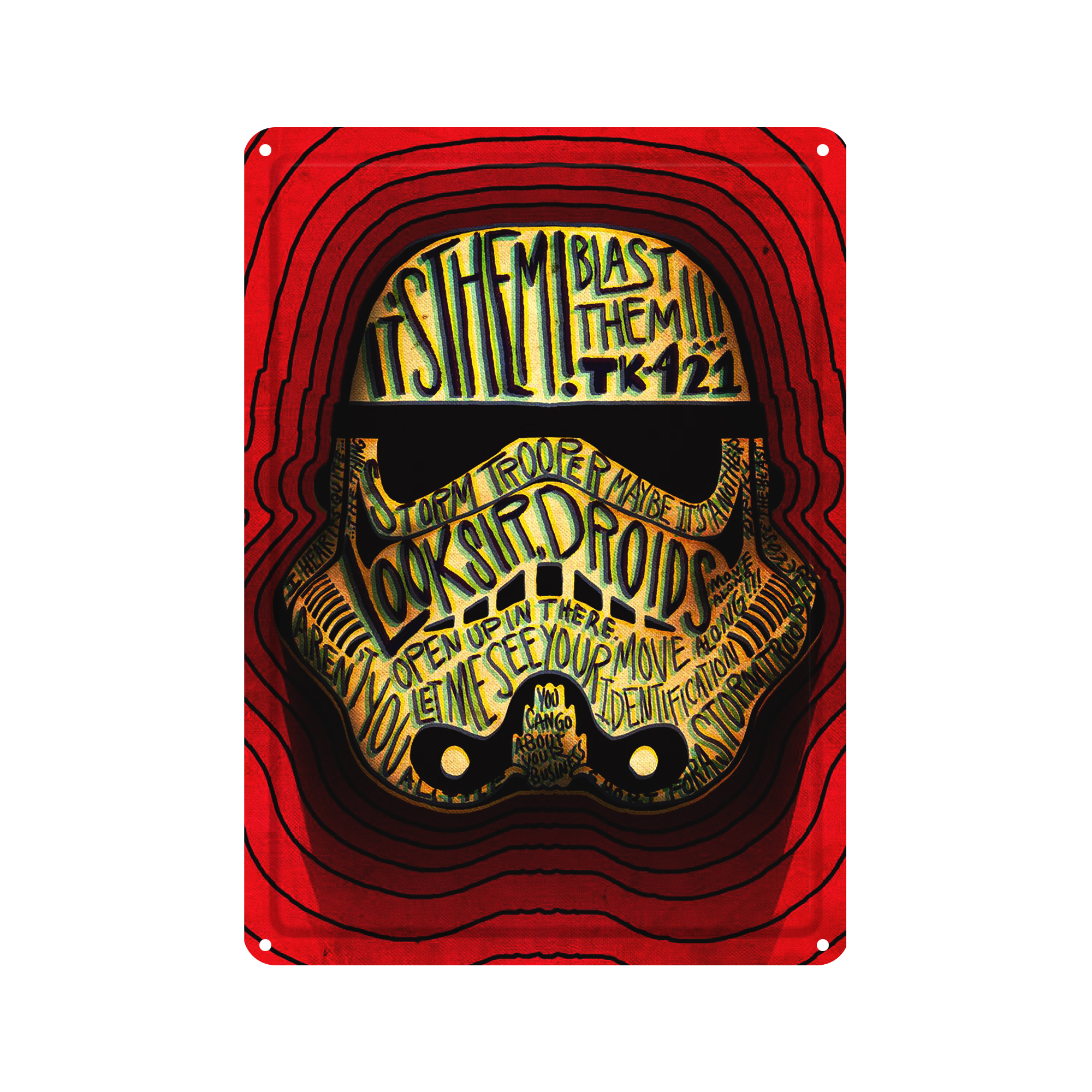دیوارکوب مدل جنگ ستارگان کد s 1266 storm trooper