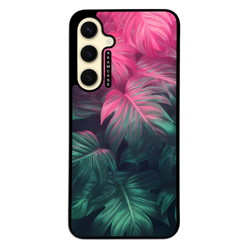 کاور آکام مدل AMC-WSGS24FE-LEAVES-22 مناسب برای گوشی موبایل سامسونگ Galaxy S24 FE