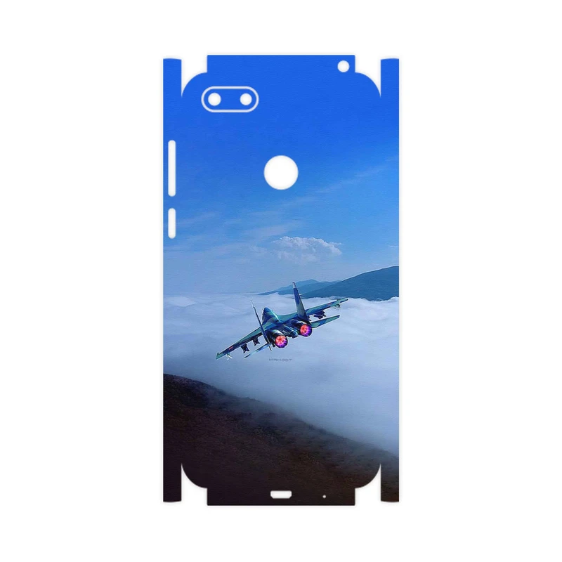 برچسب پوششی ماهوت مدل Fighter plane Su27-FullSkin مناسب برای گوشی موبایل موتورولا Moto E6 Play