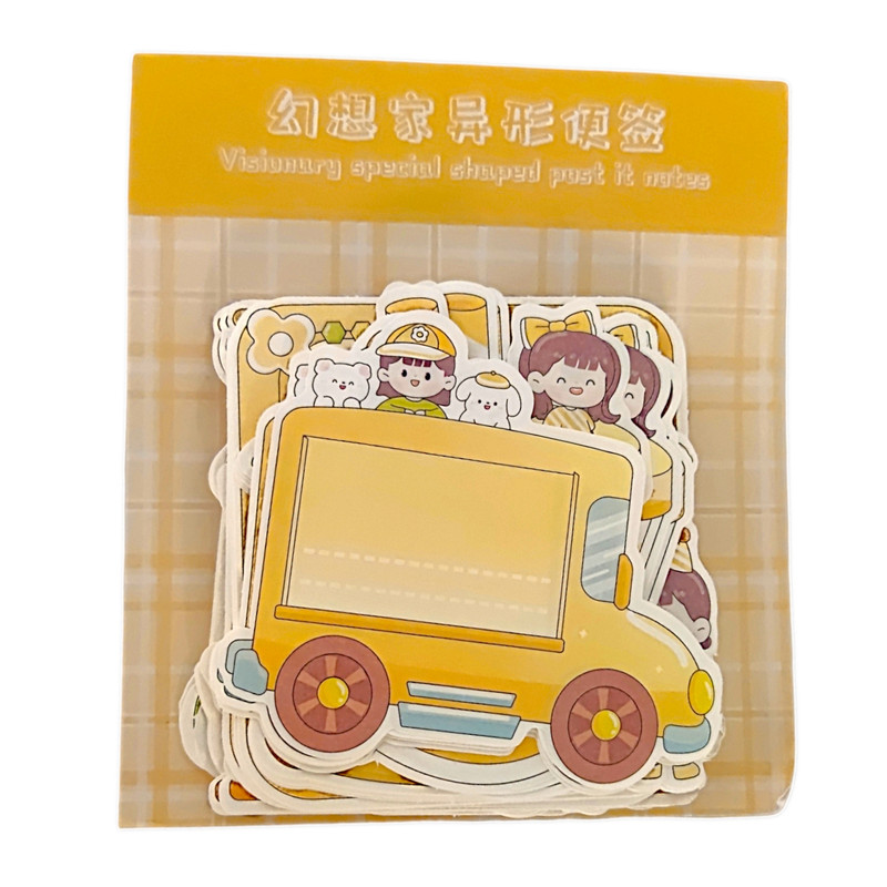 کاغذ یادداشت مدل شهربازی مجموعه 100 عددی