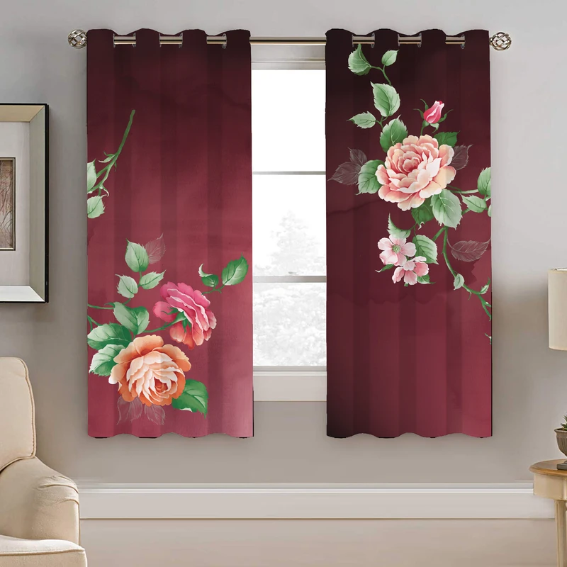 پرده نیروانا طرح     گل مدل هازان کد 4267     سایز 140×200 سانتی متر