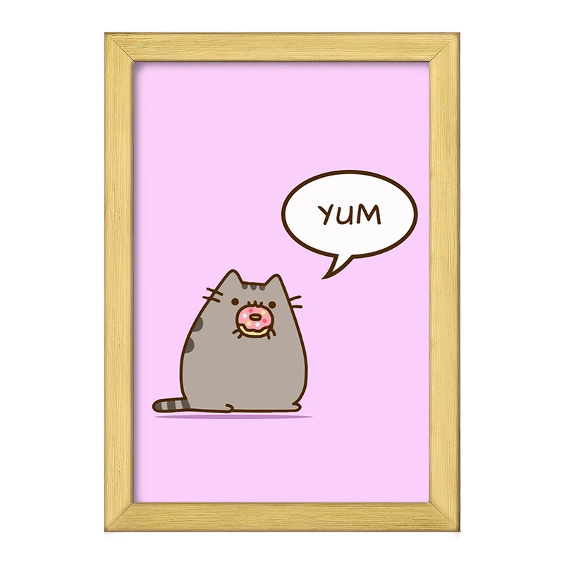 تابلو خندالو طرح پوشین گربه بامزه کد 26599