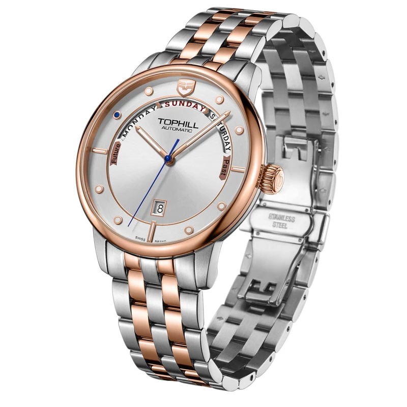 ساعت مچی عقربه‌ای اتوماتیک مردانه تاپ هیل مدل TW071G.S7688