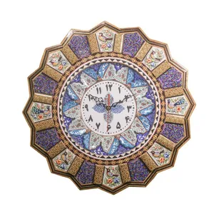 ساعت دیواری خاتم مدل خورشیدی کد 020