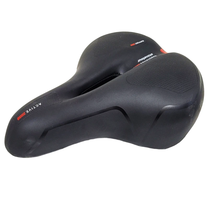 زین دوچرخه مدل سوپاپدار طبی پهن سوراخ دار