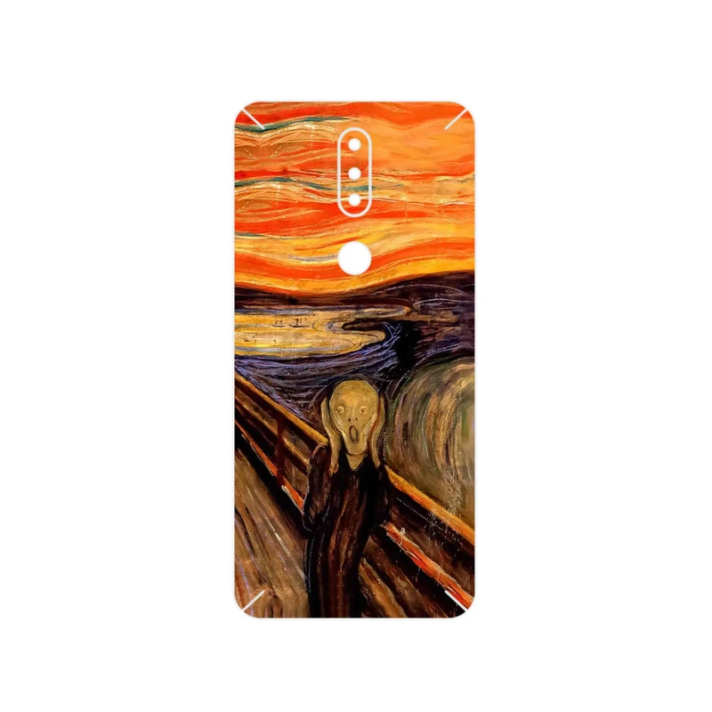 برچسب پوششی ماهوت مدل The Scream of Munch مناسب برای گوشی موبایل نوکیا 2.4