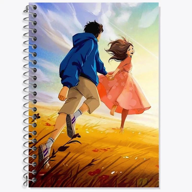 دفتر لغت 50 برگ خندالو مدل عاشقانه کد 27118