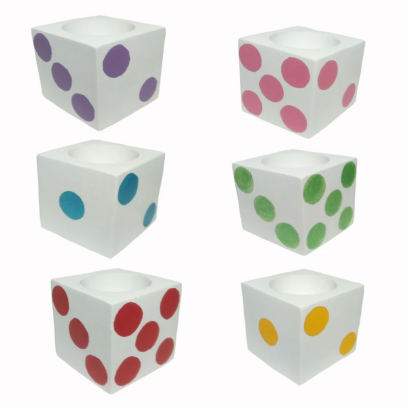 جاشمعی مدل تاس کد WW 6 مناسب برای شمع وارمر بسته 6 عددی