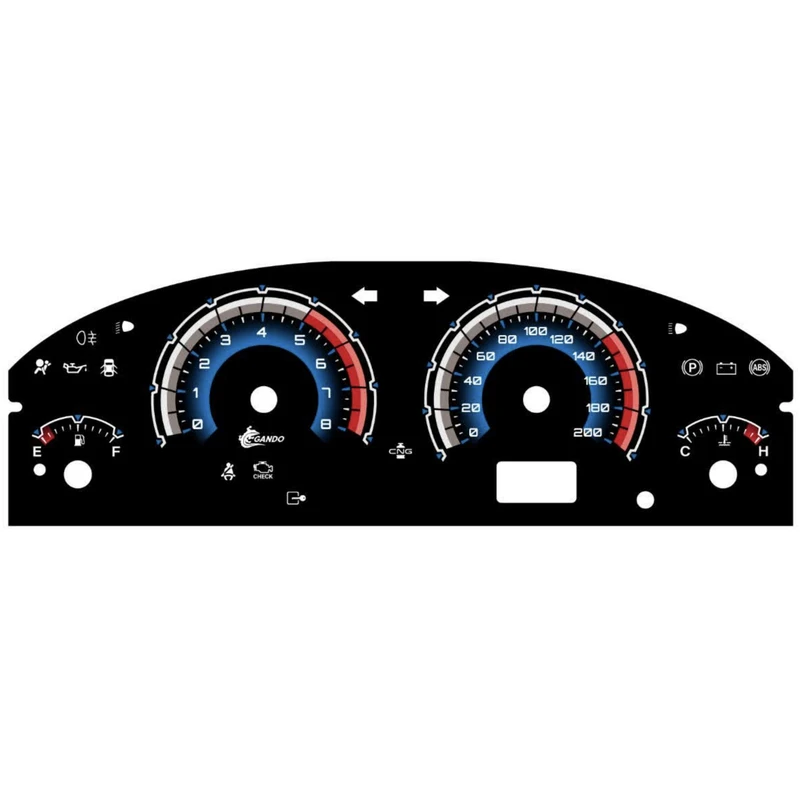 صفحه کیلومتر خودرو گاندو کد 01 مناسب برای پیکان وانت
