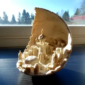 چراغ رومیزی طرح ماه مدل Moon City
