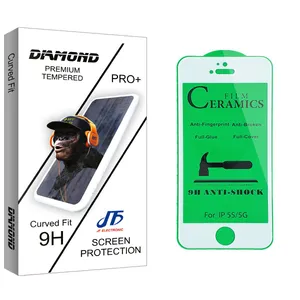 JF Diamond glass Ceramics Screen Protector For Apple اپل iPhone 5s