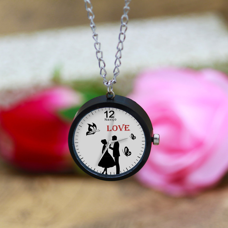 ساعت گردنبندی عقربه ای ناکسیگو مدل عاشقانه کد NF12860 ساعت گردنبندی عقربه ای ناکسیگو مدل عاشقانه کد NF12860